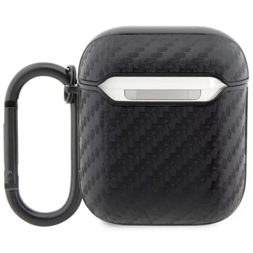 AirPods 1/2 BMW BMA2WMPUCA2 Carbon Double Metal Logo tok fekete-3666339123826 2 kép