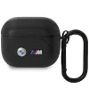 AirPods 3 BMW BMA322PVTK Leather Curved Line tok fekete-3666339089559 2 kép