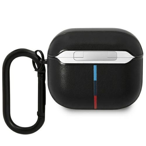 AirPods 3 BMW BMA322PVTK Leather Curved Line tok fekete