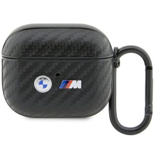 AirPods 3 BMW BMA3WMPUCA2 Carbon Double Metal Logo tok fekete-3666339123857 4 kép