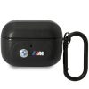 AirPods Pro BMW BMAP22PVTK Leather Curved Line tok fekete-3666339089542 1 kép