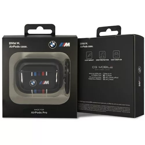 AirPods Pro BMW BMAP22SWTK Multiple Colored Lines tok fekete-3666339089634 3 kép