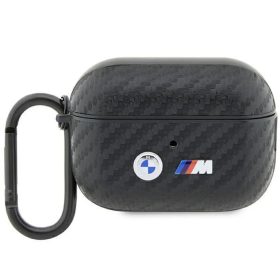 AirPods Pro 2 BMW BMAP2WMPUCA2 Carbon Double Metal Logo tok fekete-3666339123840 2 kép