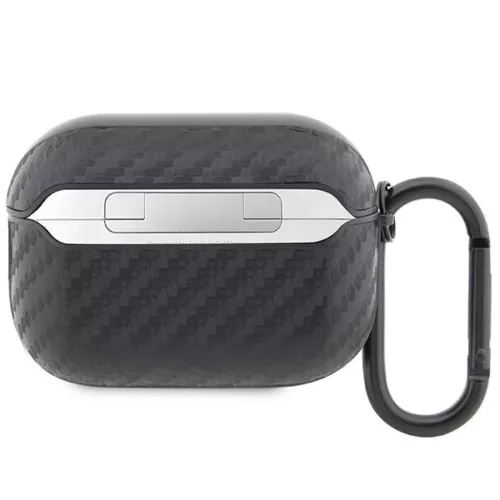 AirPods Pro 2 BMW BMAP2WMPUCA2 Carbon Double Metal Logo tok fekete-3666339123840 3 kép