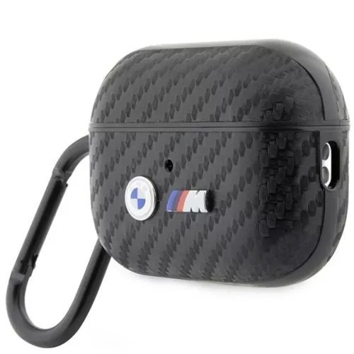 AirPods Pro 2 BMW BMAP2WMPUCA2 Carbon Double Metal Logo tok fekete-3666339123840 4 kép