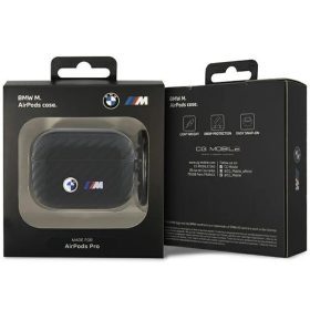 AirPods Pro BMW BMAPWMPUCA2 Carbon Double Metal Logo tok fekete-3666339123833 2 kép