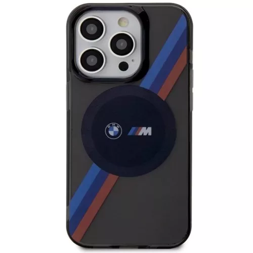  iPhone 14 Pro Max BMW BMHMP14XHDTK Tricolor Stripes MagSafe tok szür-3666339122294 6 kép
