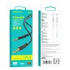 Borofone BL16 jack 3,5mm - jack 3,5mm kábel 1m fekete-6974443389166 2 kép