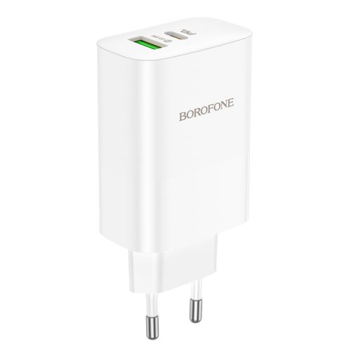 Borofone BN10 SunLight fali töltő adapter USB + Type C QC 3.0 PD 65W-6974443388190 3 kép