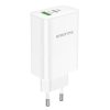 Borofone BN10 SunLight fali töltő adapter USB + Type C QC 3.0 PD 65W-6974443388190 1 kép