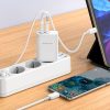 Borofone BN10 SunLight fali töltő adapter USB + Type C QC 3.0 PD 65W-6974443388190 2 kép