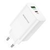 Borofone BN10 SunLight fali töltő adapter USB + Type C QC 3.0 PD 65W-6974443388190 5 kép