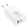 Borofone BN10 SunLight fali töltő adapter USB + Type C QC 3.0 PD 65W-6974443388190 7 kép