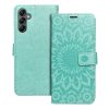 Samsung Galaxy A14 4G/A14 5G Forcell MEZZO mandala mintás fliptok zö-5903396195228 1 kép