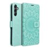 Samsung Galaxy A14 4G/A14 5G Forcell MEZZO mandala mintás fliptok zö-5903396195228 5 kép