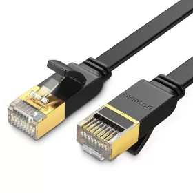   Ugreen NW106 Ethernet RJ45 lapos hálózati kábel, Cat.7, STP, 3m (fekete)