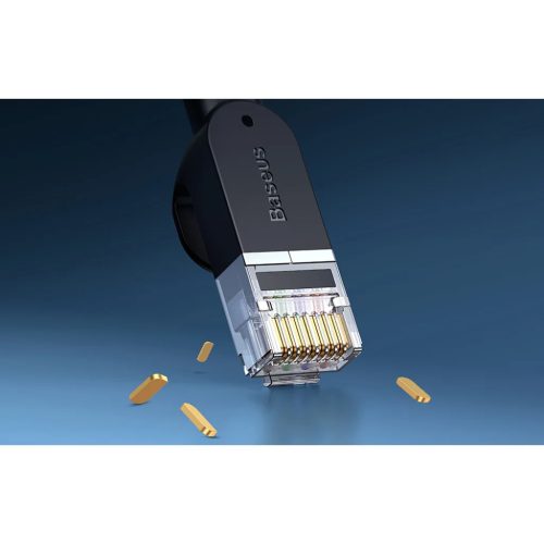 Baseus Ethernet RJ45 hálózati kábel, 1Gbps, 1.5m (fekete)-6932172611309 6 kép