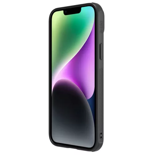 iPhone 14 Plus Nillkin Camshield Leather S bőr tok fekete-6902048249714 1 kép