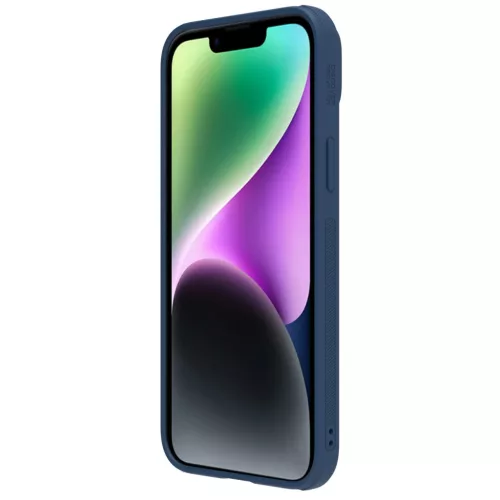 iPhone 14 Plus Nillkin Camshield Leather S bőr tok kék-6902048249721 1 kép