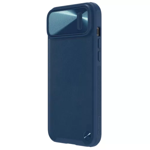 iPhone 14 Plus Nillkin Camshield Leather S bőr tok kék-6902048249721 2 kép