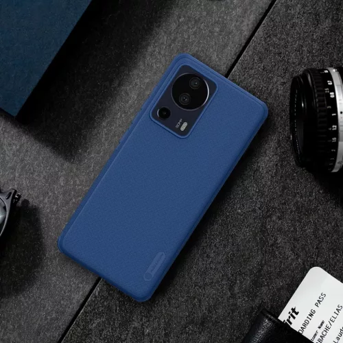 Xiaomi 13 Lite Nillkin Super Frosted Pro tok kék-6902048263017 7 kép