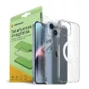 iPhone 14 Plus Magsafe tok + üvegfólia 2db + kamera lencse védő 9H- 1 kép