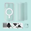 iPhone 14 Plus Magsafe tok + üvegfólia 2db + kamera lencse védő 9H- 2 kép
