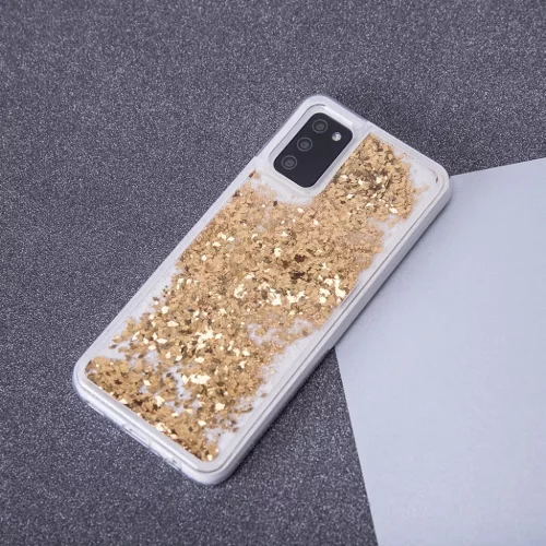 iPhone 14 Pro Liquid Sparkle folyékony flitteres tok arany-5900495042927 3 kép
