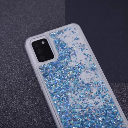 iPhone 14 Pro Max Liquid Sparkle folyékony flitteres telefontok kék-5900495042866 6 kép