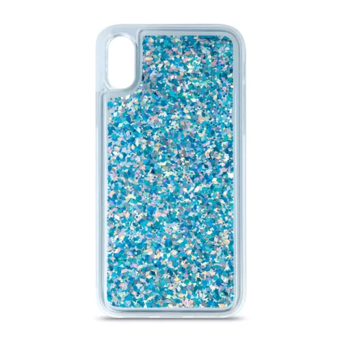 iPhone 14 Pro Max Liquid Sparkle folyékony flitteres telefontok kék-5900495042866 7 kép