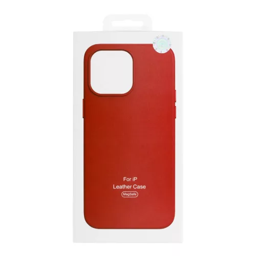 iPhone 14 Pro Max MagSafe Leather bőr telefontok piros-5900217969501 9 kép