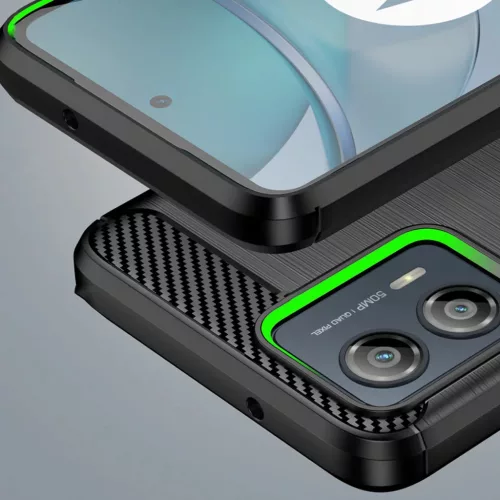 Motorola Moto G53 Carbon szénszál mintájú TPU tok fekete-9145576274675 1 kép