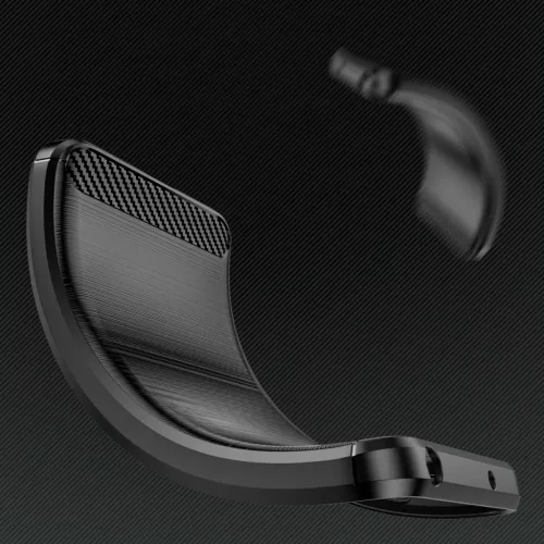 Motorola Moto G53 Carbon szénszál mintájú TPU tok fekete-9145576274675 2 kép