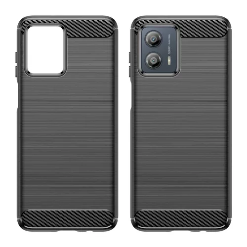 Motorola Moto G53 Carbon szénszál mintájú TPU tok fekete-9145576274675 7 kép