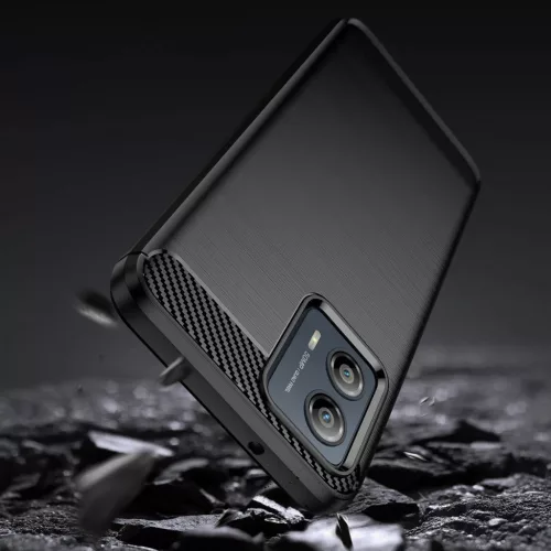 Motorola Moto G53 Carbon szénszál mintájú TPU tok fekete-9145576274675 8 kép