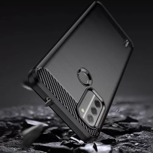 Nokia C31 Carbon szénszál mintájú TPU tok fekete-9145576275580 5 kép