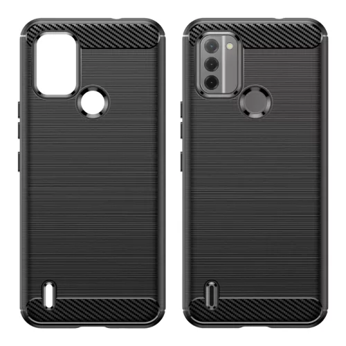 Nokia C31 Carbon szénszál mintájú TPU tok fekete-9145576275580 6 kép