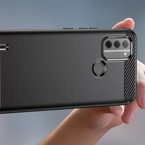Nokia C31 Carbon szénszál mintájú TPU tok fekete-9145576275580 8 kép