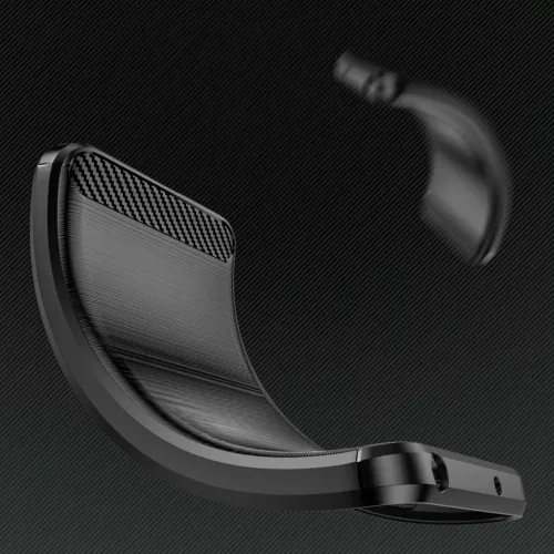 Motorola Moto G Power 2023 Carbon szénszál mintájú TPU tok fekete-9145576275559 2 kép