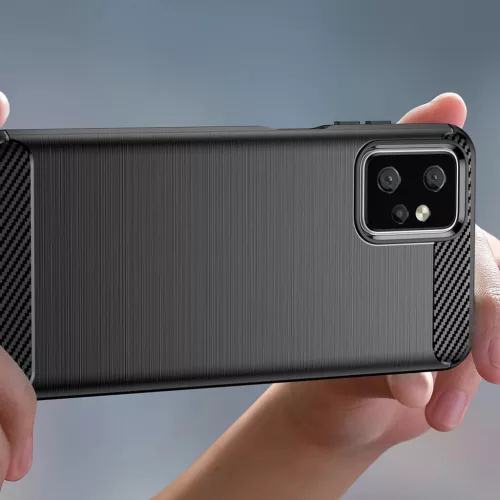 Motorola Moto G Power 2023 Carbon szénszál mintájú TPU tok fekete-9145576275559 5 kép