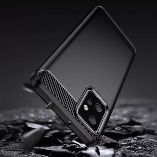 Motorola Moto G Power 2023 Carbon szénszál mintájú TPU tok fekete-9145576275559 7 kép