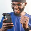 Infinix Hot 20S Carbon szénszál mintájú TPU tok fekete-9145576275467 5 kép