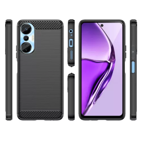 Infinix Hot 20S Carbon szénszál mintájú TPU tok fekete-9145576275467 6 kép