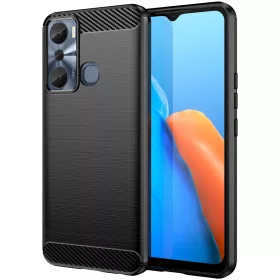 Infinix Hot 20i Carbon szénszál mintájú TPU tok fekete-9145576275450 8 kép