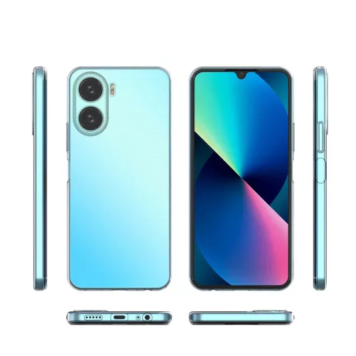 Vivo Y16/Vivo Y02S Ultra Clear 0.5mm TPU géltok átlátszó-9145576274422 4 kép