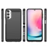 Samsung Galaxy A24 4G Carbon szénszál mintájú TPU tok fekete-9145576275368 1 kép