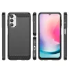 Samsung Galaxy A24 4G Carbon szénszál mintájú TPU tok fekete-9145576275368 1 kép