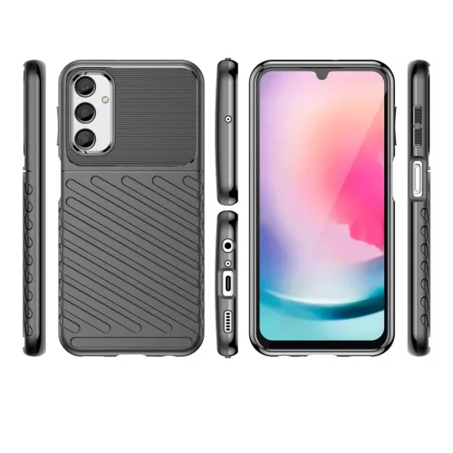 Samsung Galaxy A24 4G Thunder fokozott védelmet biztosító flexibili-9145576275344 3 kép