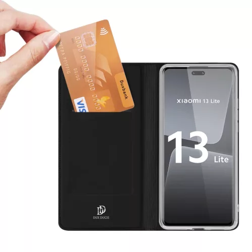 Xiaomi 13 Lite Dux Ducis Skinpro fliptok fekete-6934913029770 8 kép