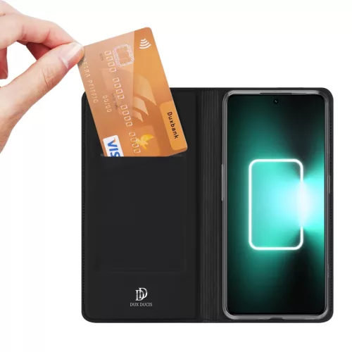 Realme GT Neo 5 / Realme GT3 Dux Ducis Skinpro fliptok fekete-6934913029817 9 kép
